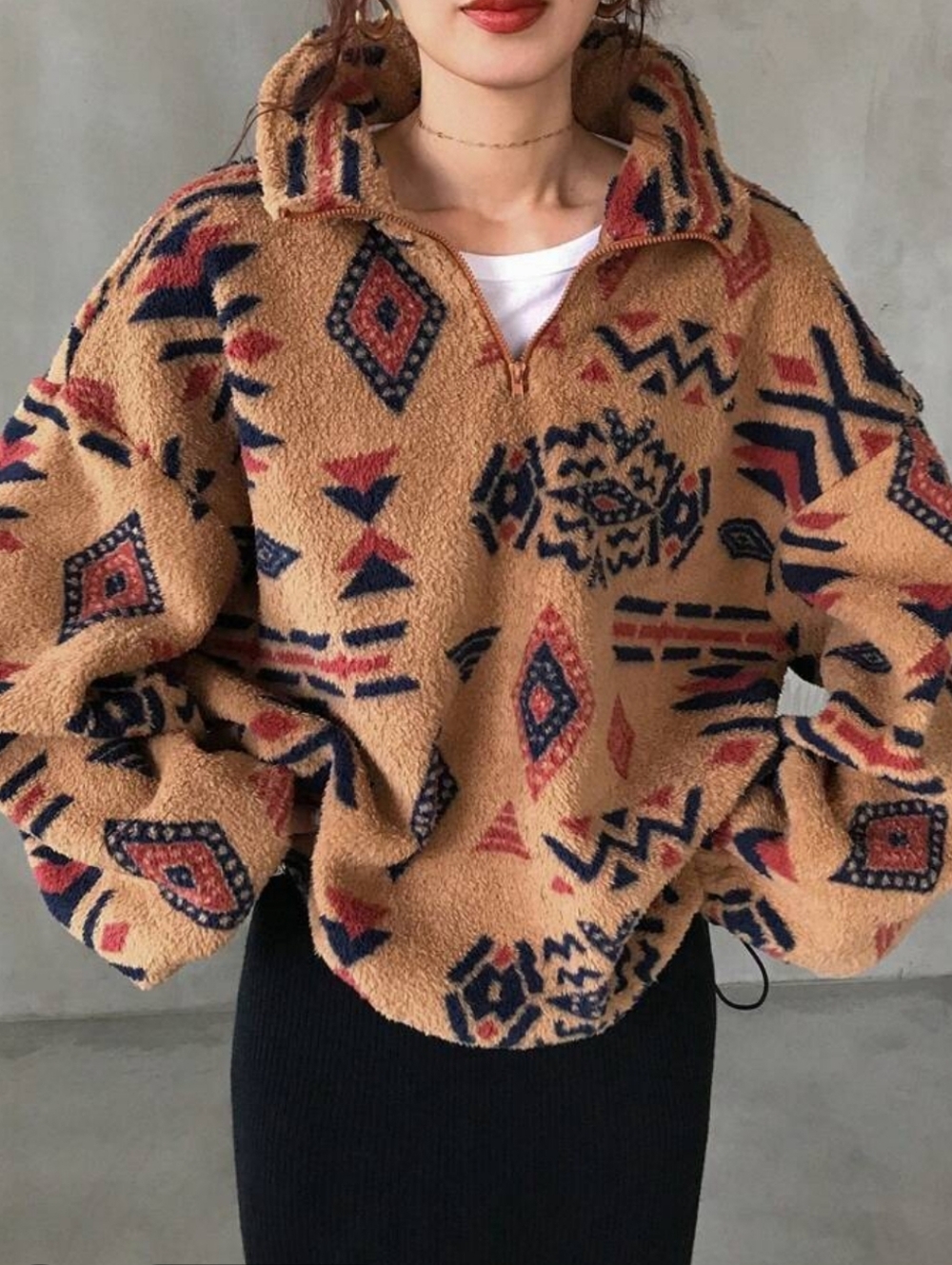 Cozy Quarter-Zip Pullover Sweater